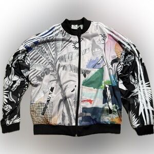 Adidas Original X Farm Rio Passion Multi Print Track Jacket (W Size S)
